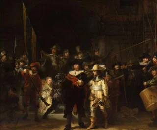 The Night Watch Militia Company of District II under the Command of Captain Frans Banninck Cocq